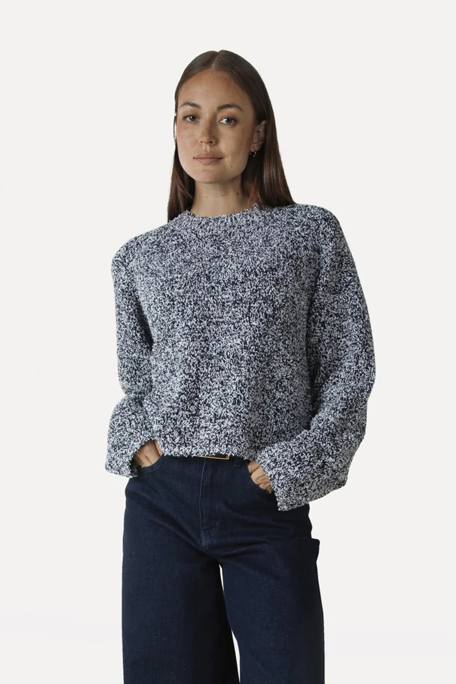 Dames trui blauw