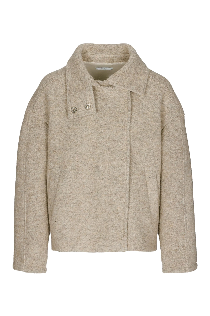 By Bar rika coat bruin/beige-1 1