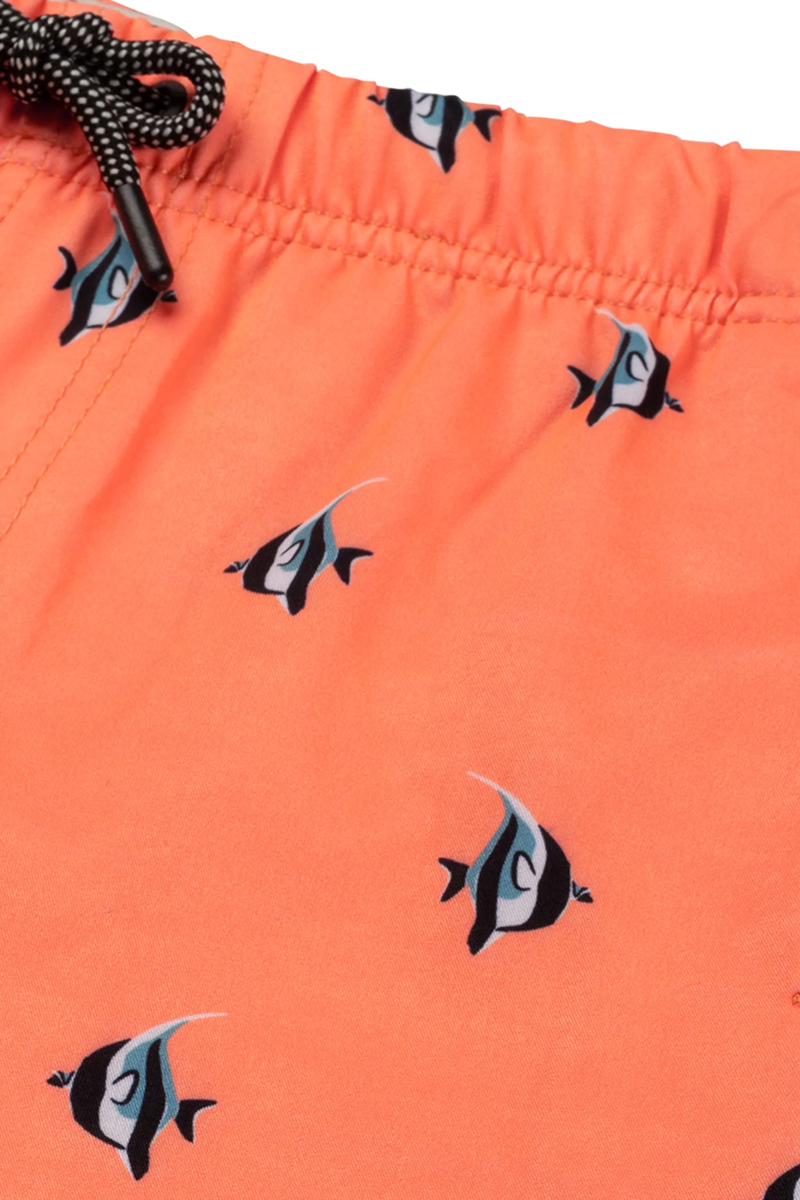 Bad/beach heren zwemshort oranje