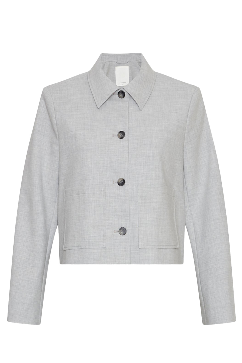Dames blazer grijs