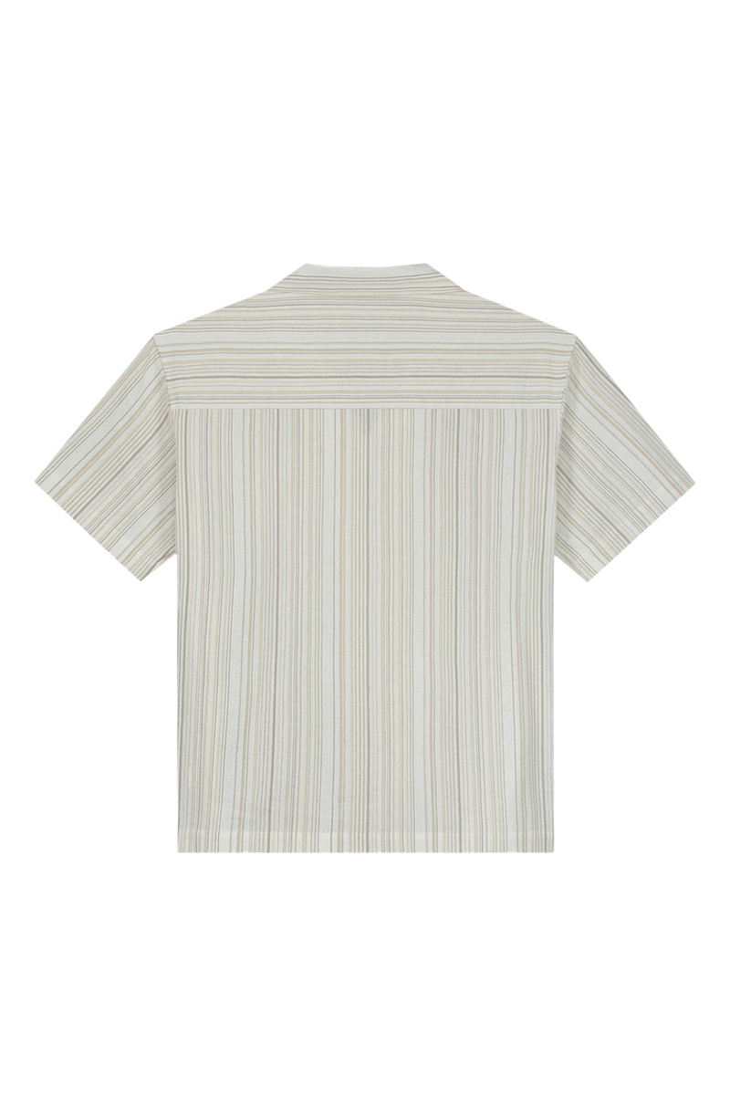 Heren overhemd km casual bruin