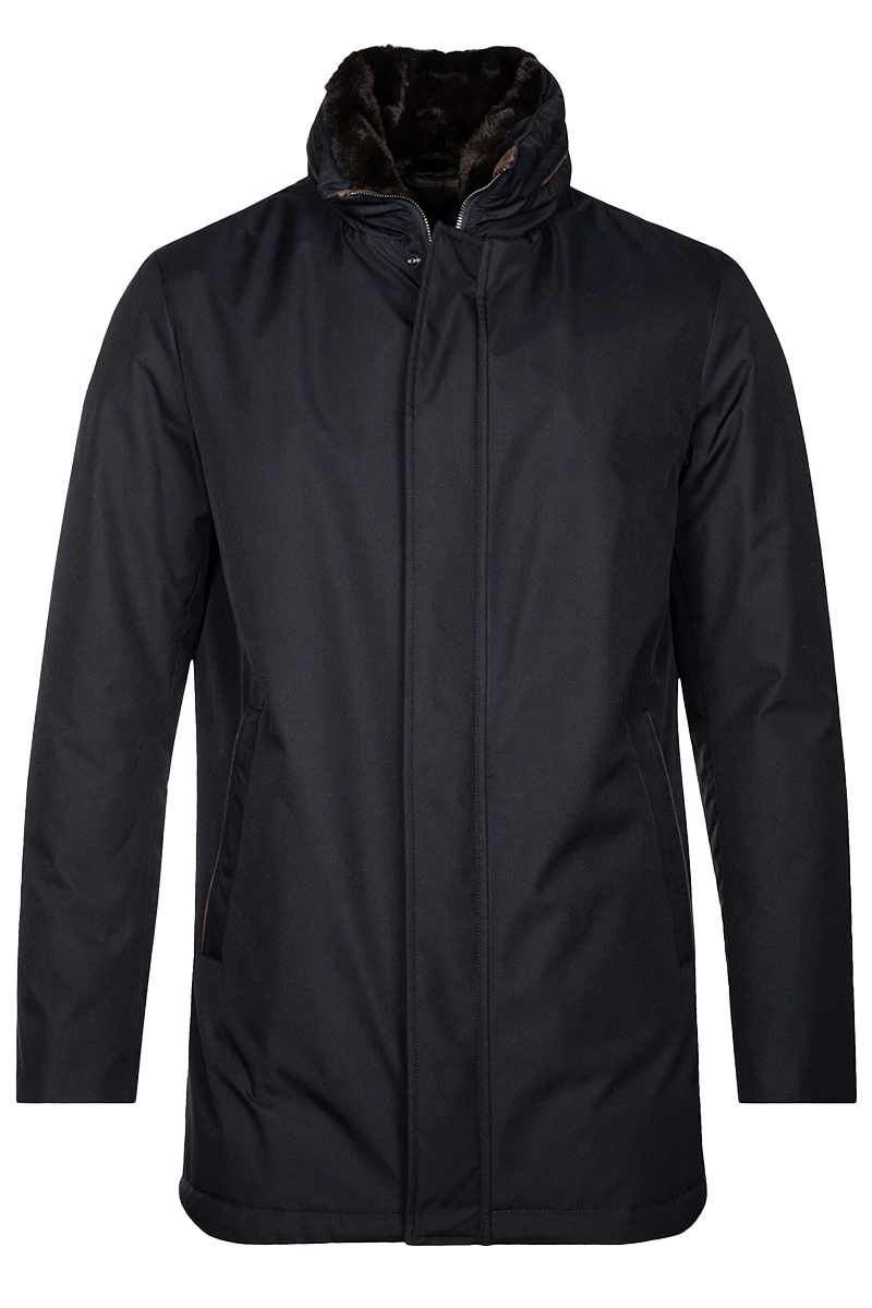 Heren jas blauw