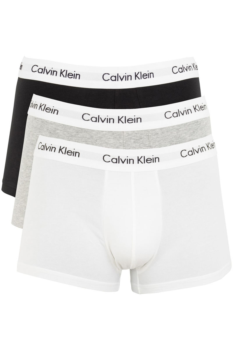 Calvin Klein 3PACK LOW 00224166 Wit-1 1