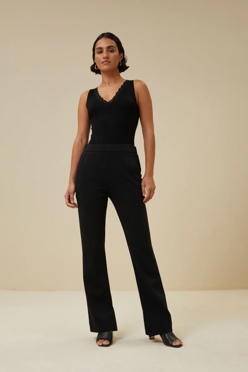Dames top zwart