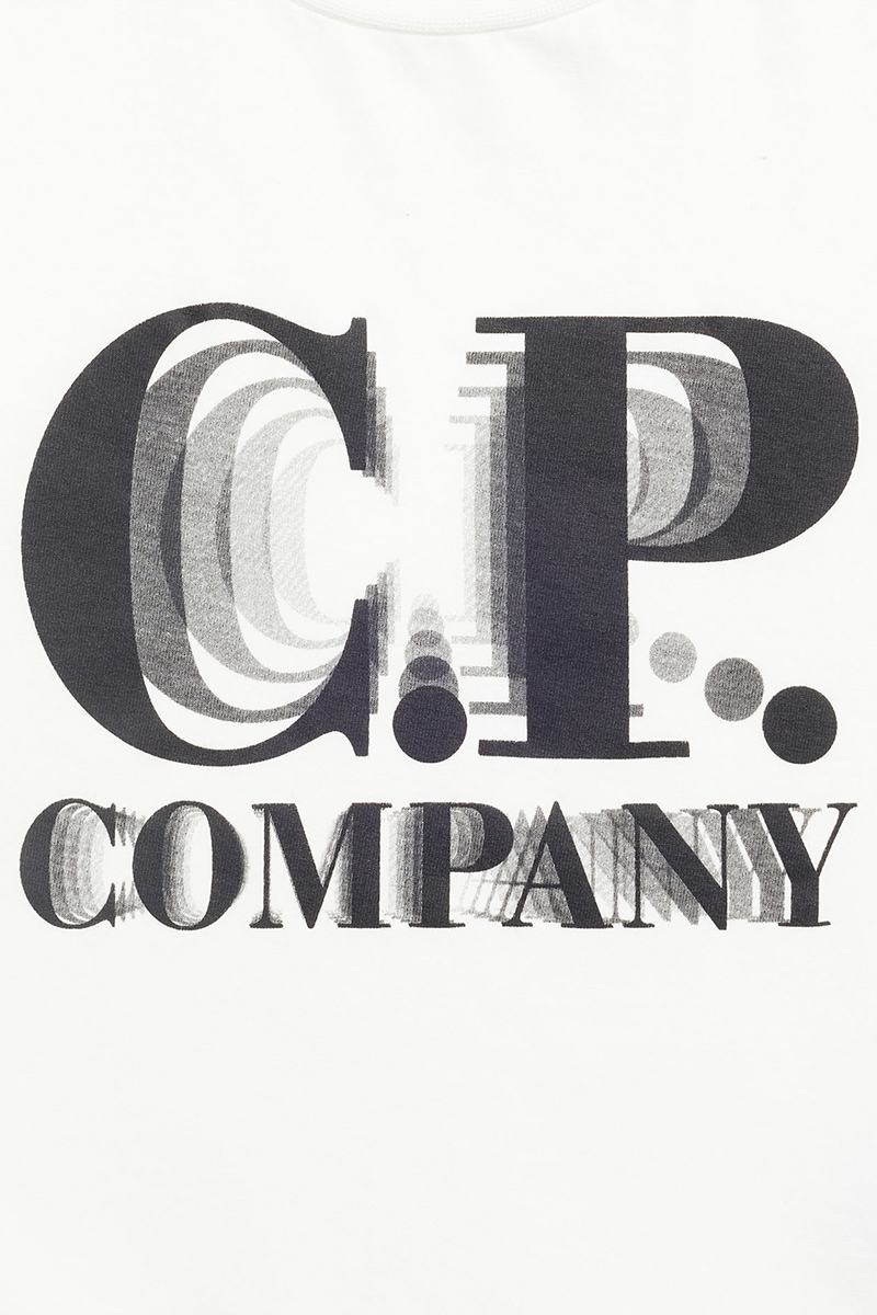 C.P. Company graphic logo tshirt Wit-1 4