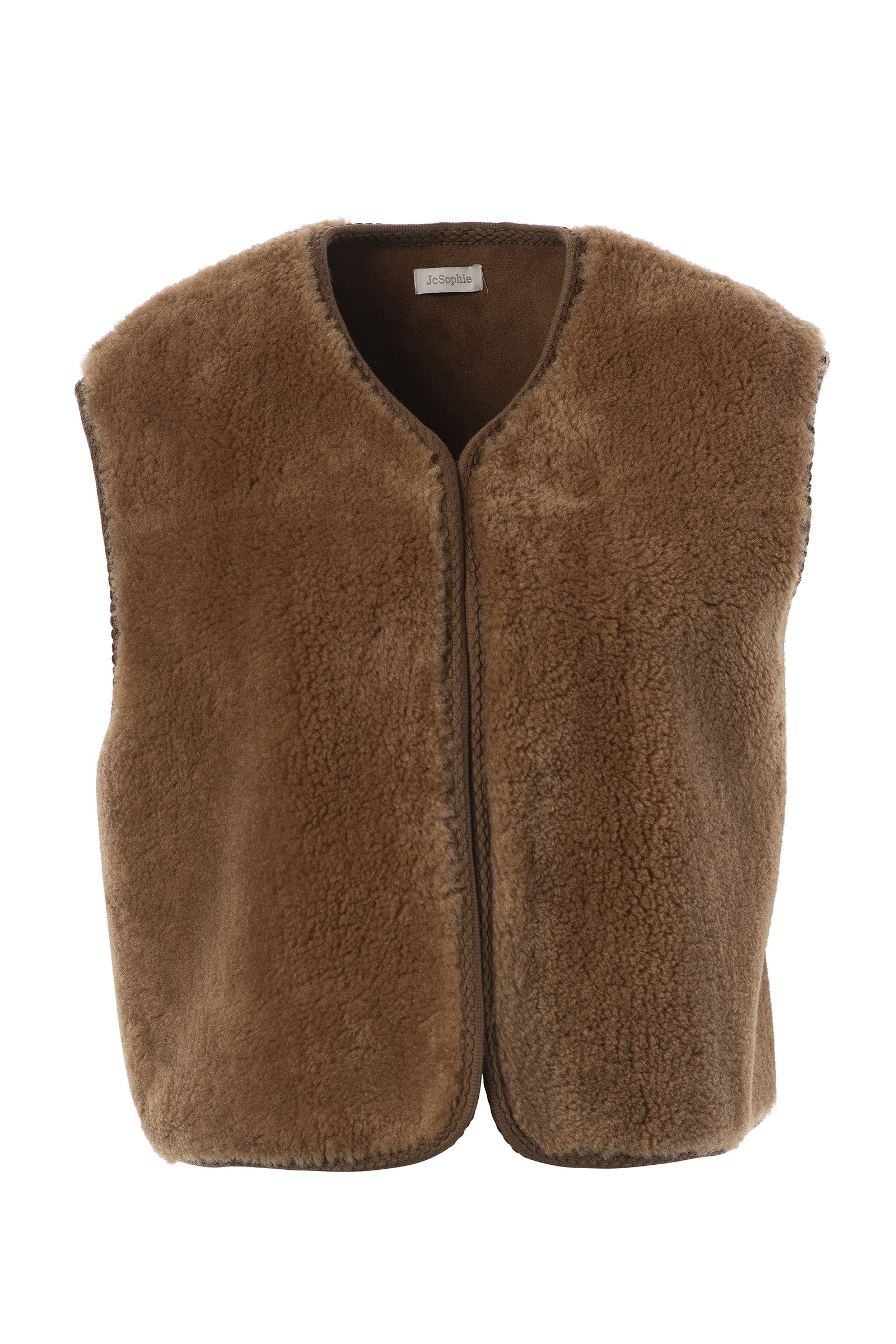 Dames bodywarmer bruin