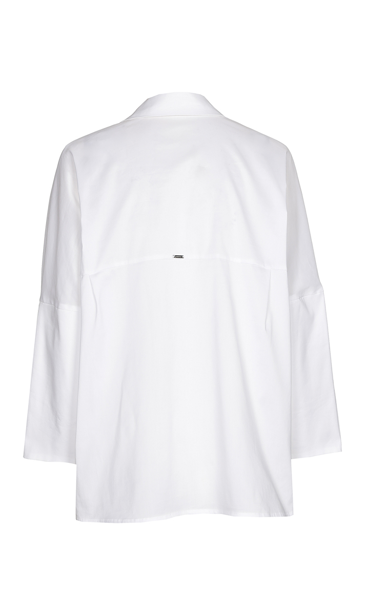Dames blouse lange mouw ecru