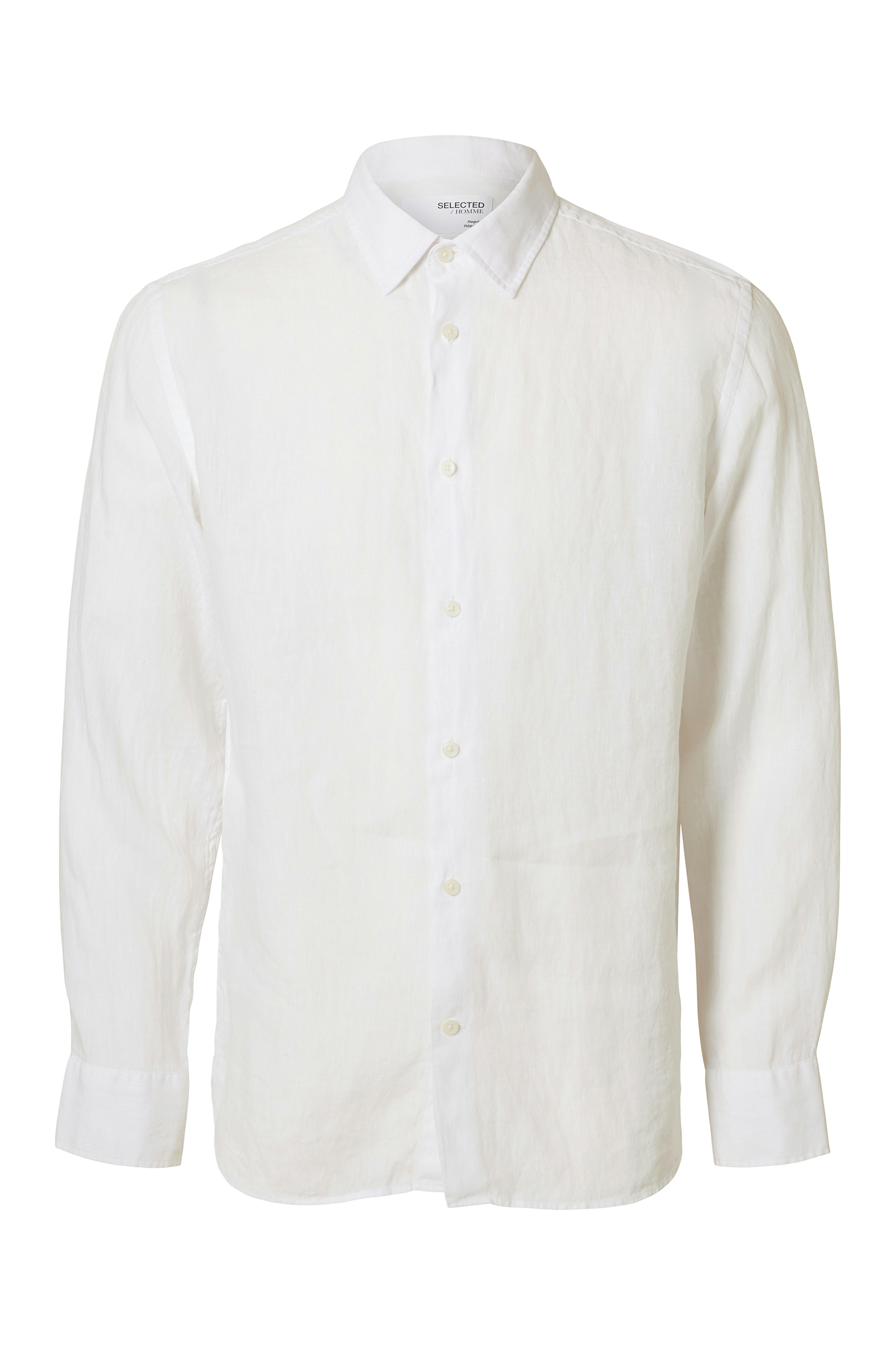 Heren overhemd lm casual wit