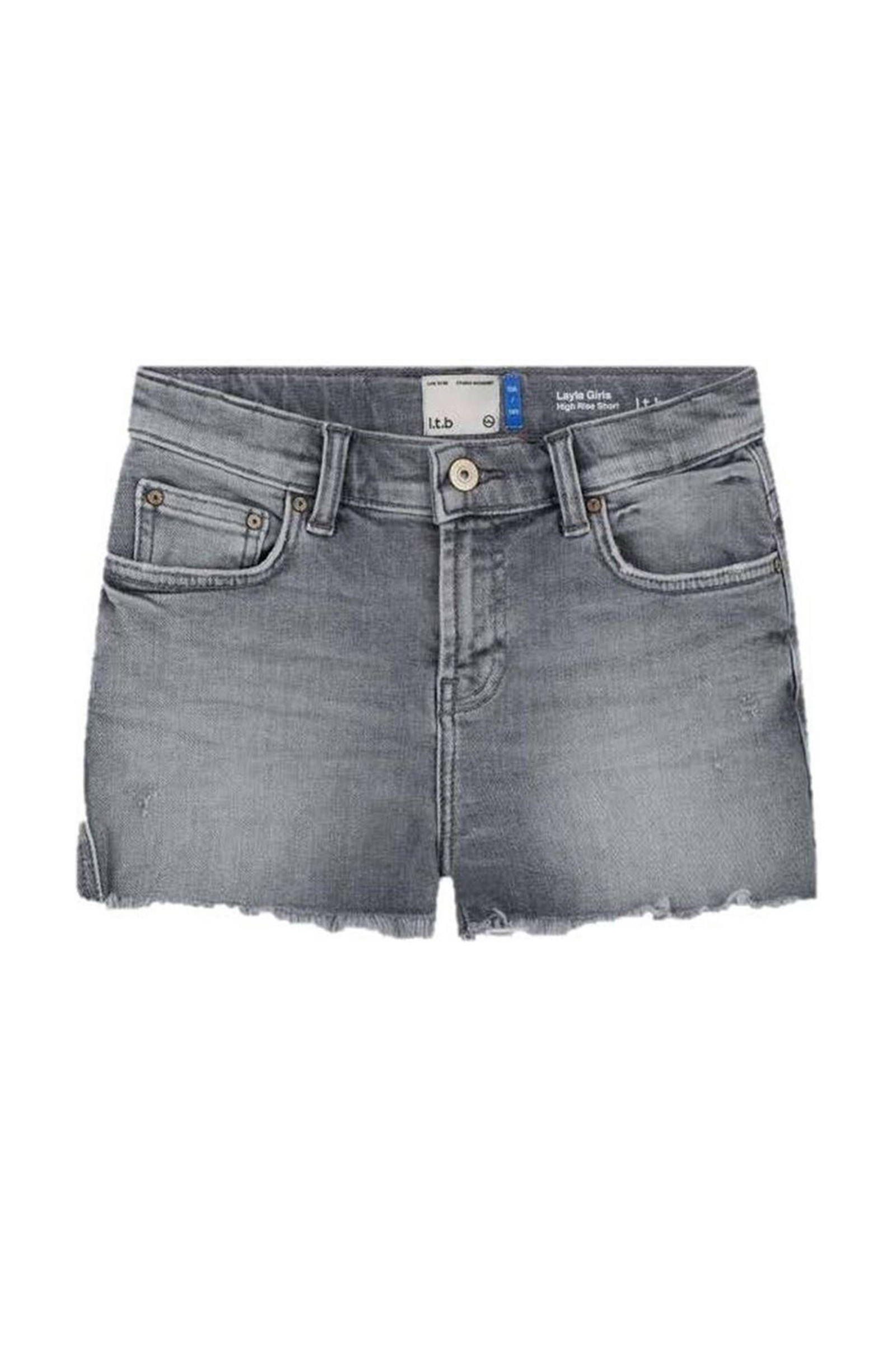 Meisjes short grijs