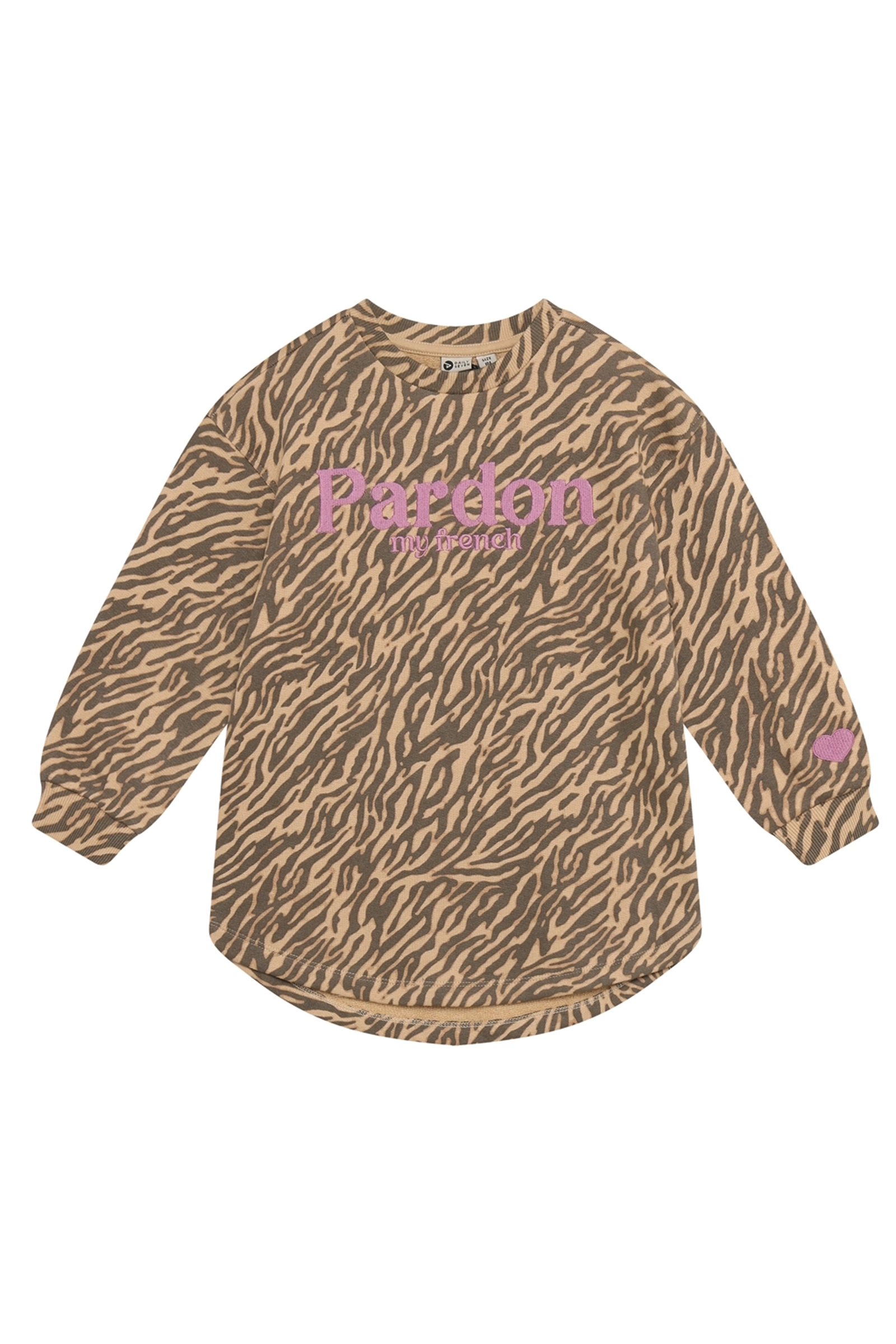 Meisjes jurk bruin