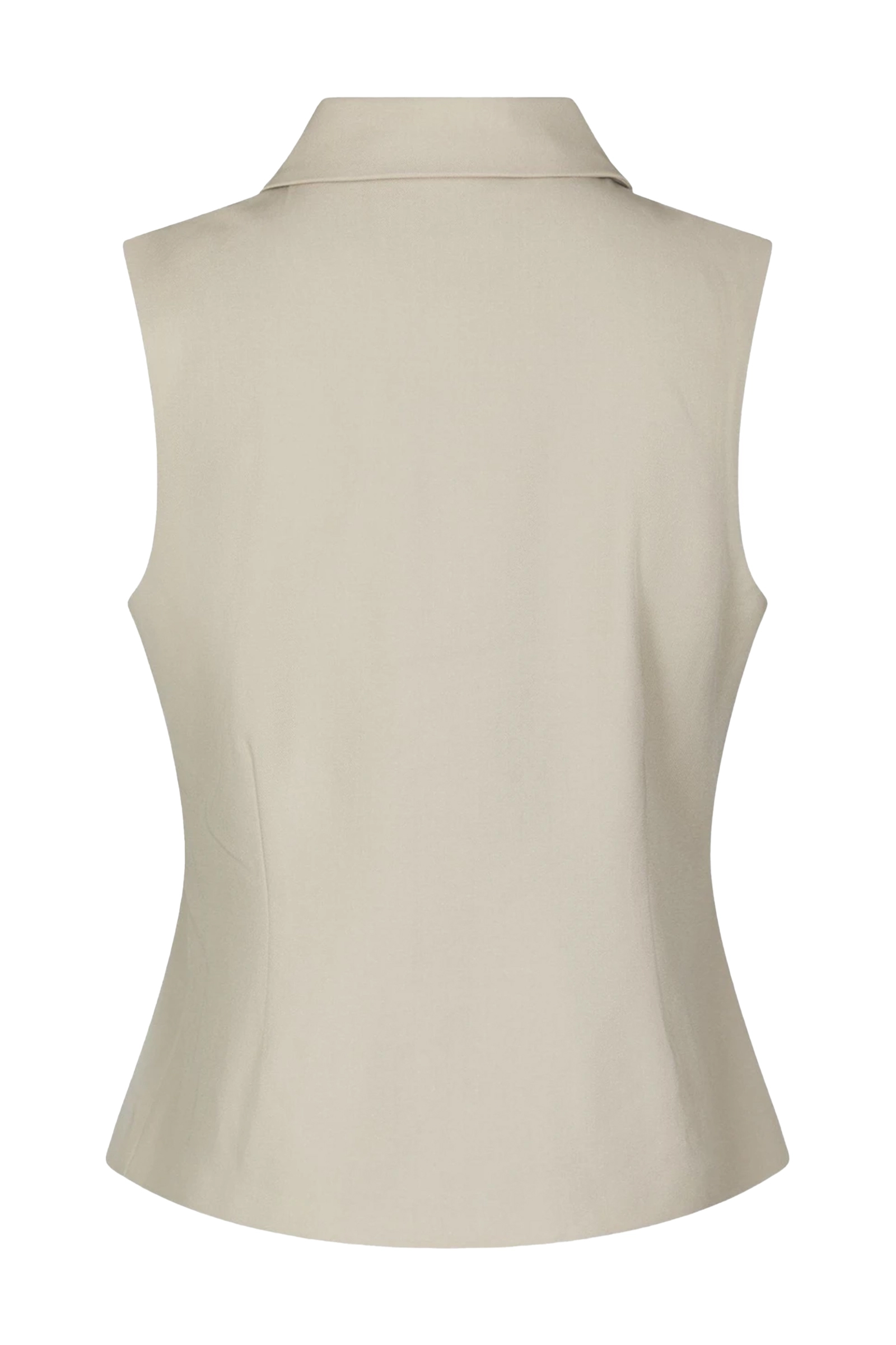 Dames gilet bruin