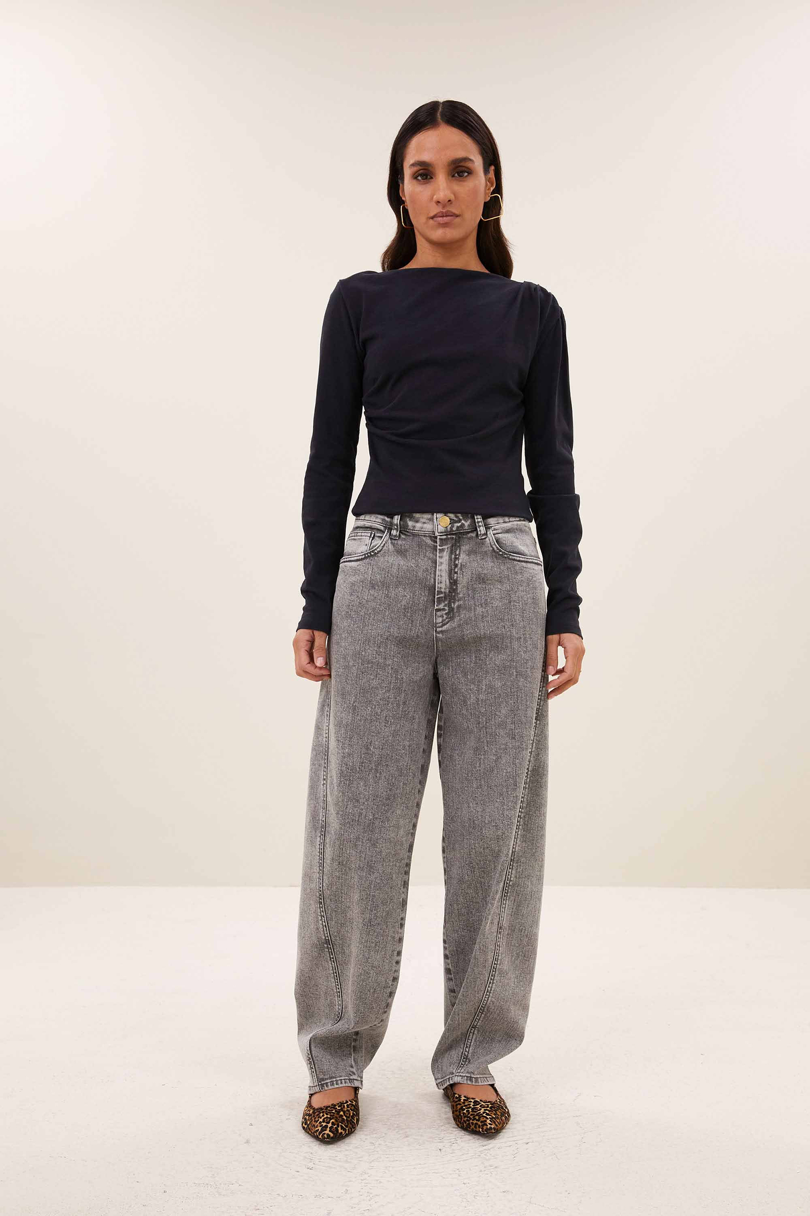 Dames top zwart