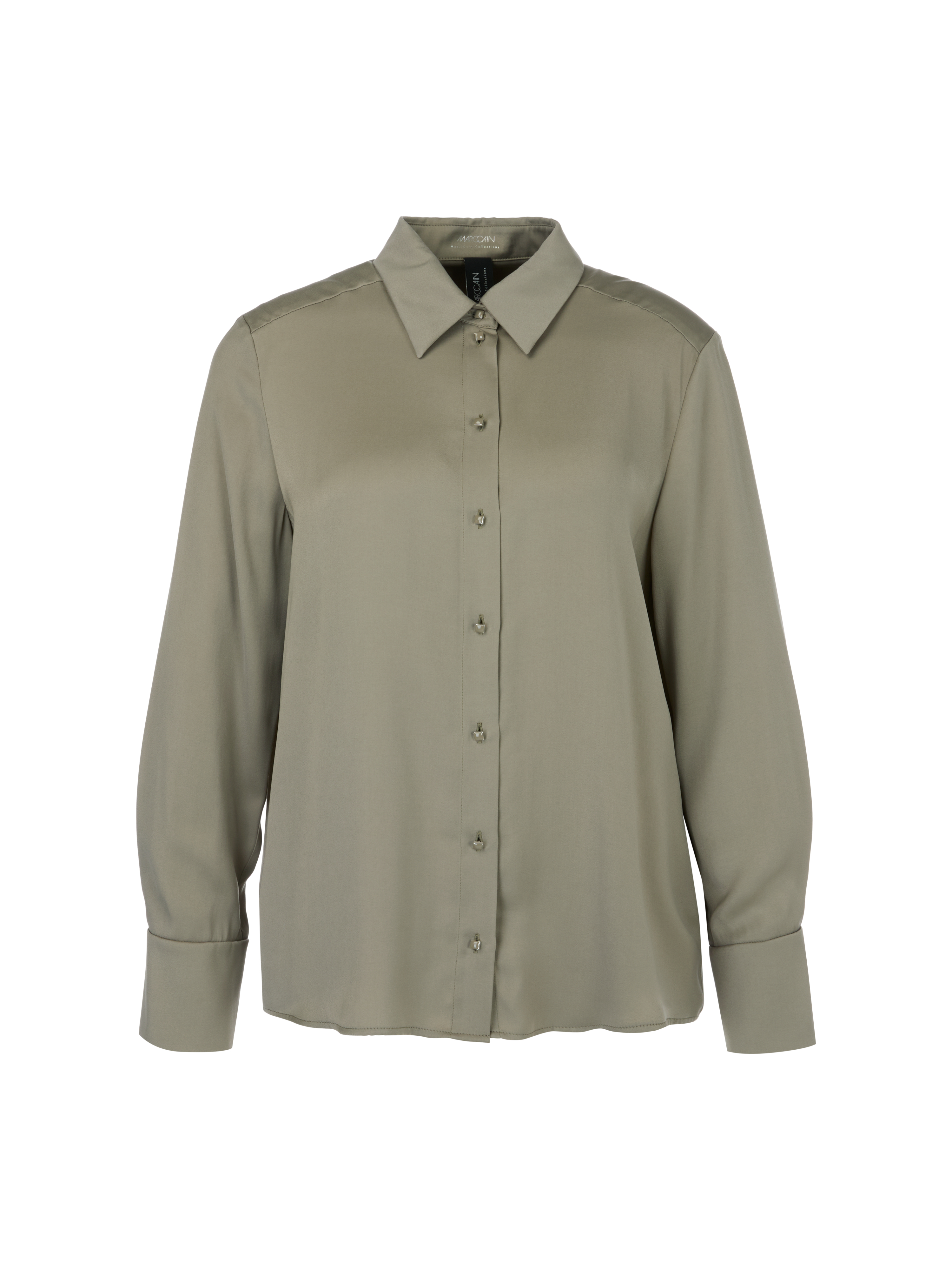 Dames blouse lange mouw groen