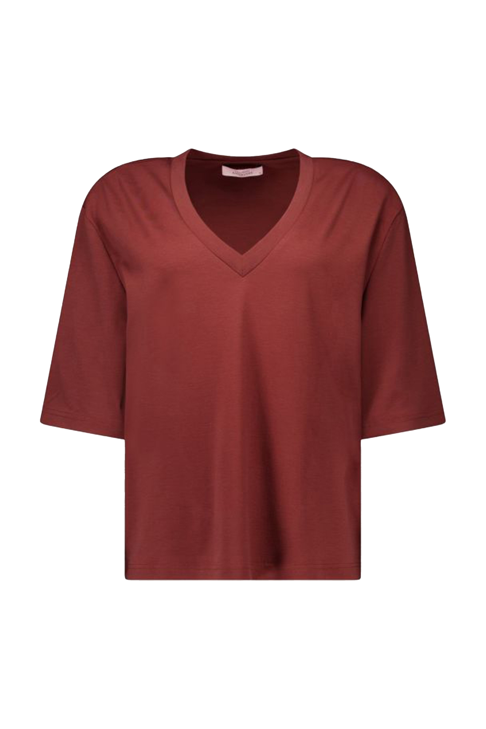 Dames t-shirt korte mouw oranje