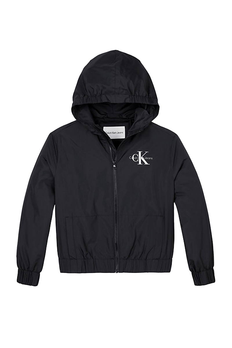 Calvin Klein Monologo essential jacket Zwart-1 1