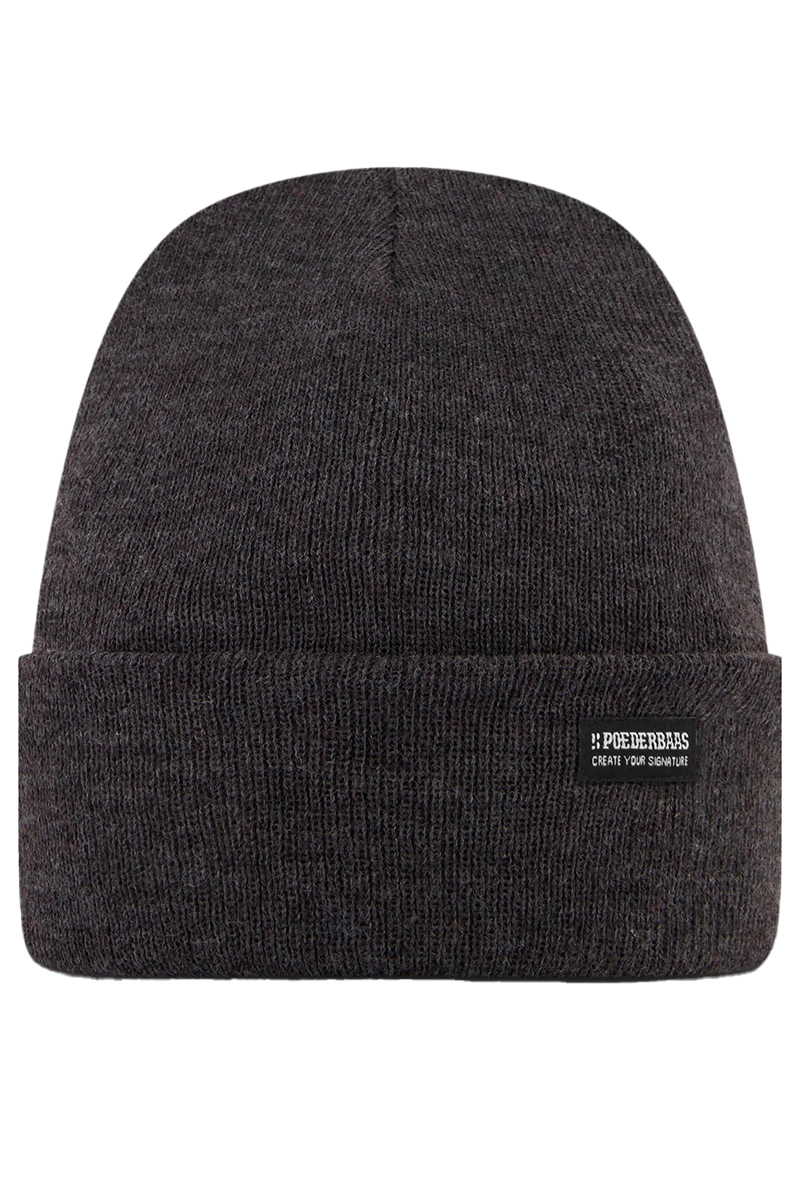 Wintersport muts senior grijs