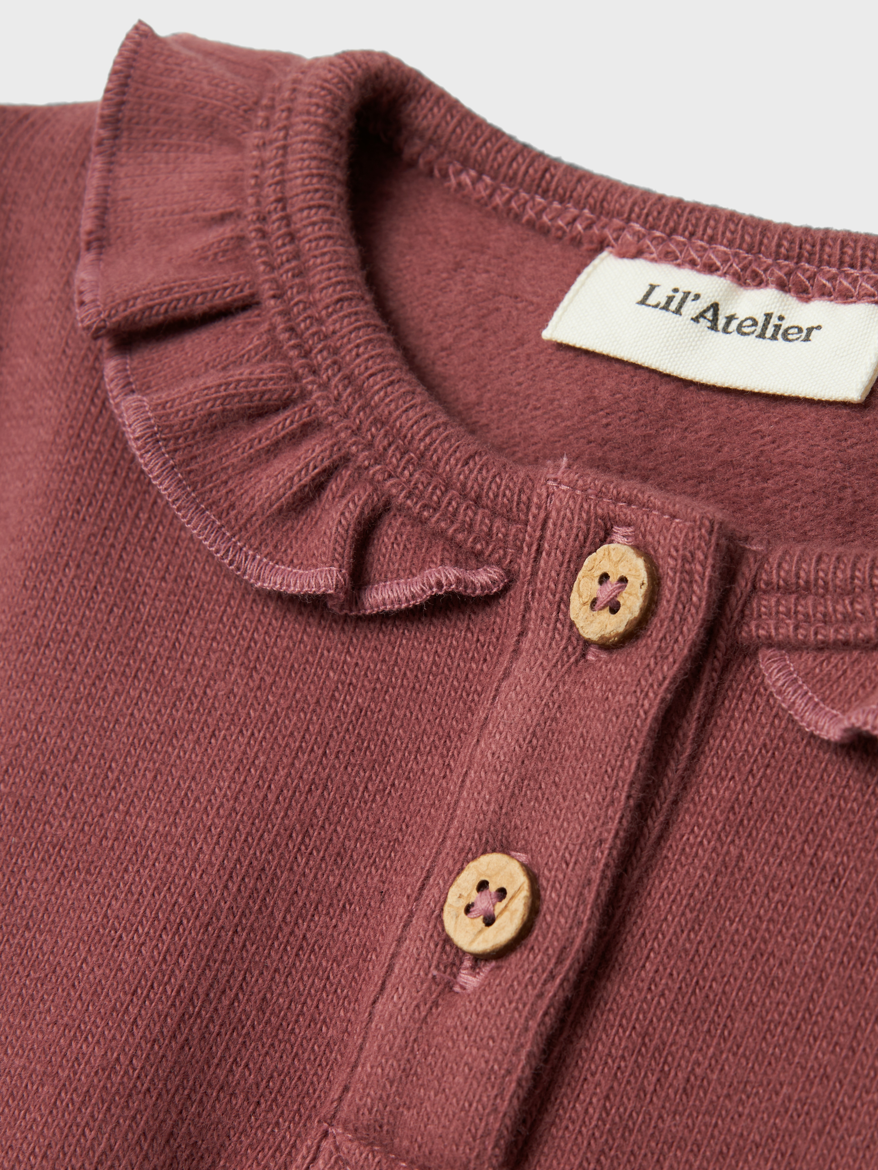 LIL' ATELIER NBFTHORO HOU LS SLIM TOP LIL 184098-Rose Brown 4