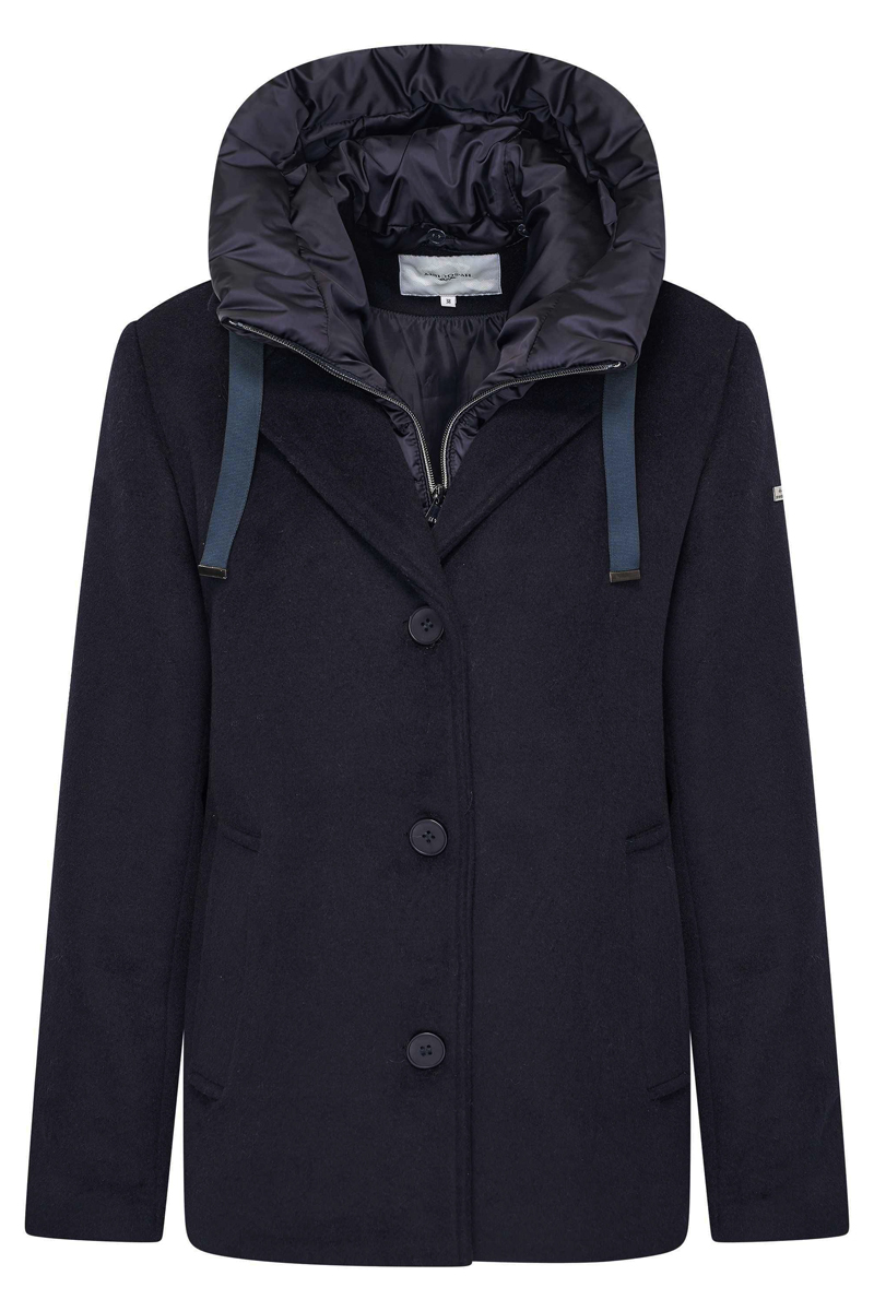 Dames jas blauw