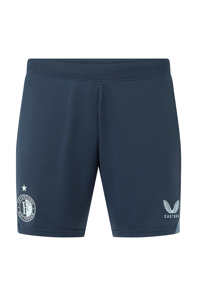 Voetbal heren club short  blauw