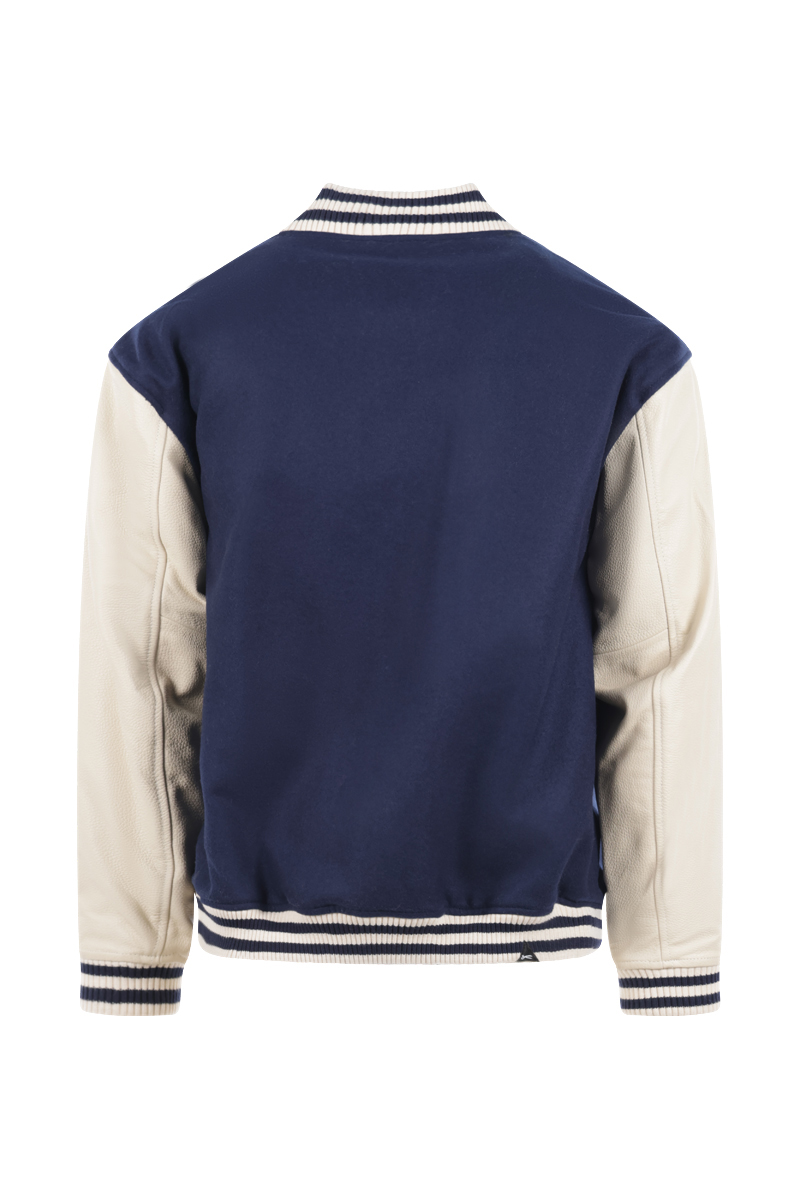 Heren jas blauw
