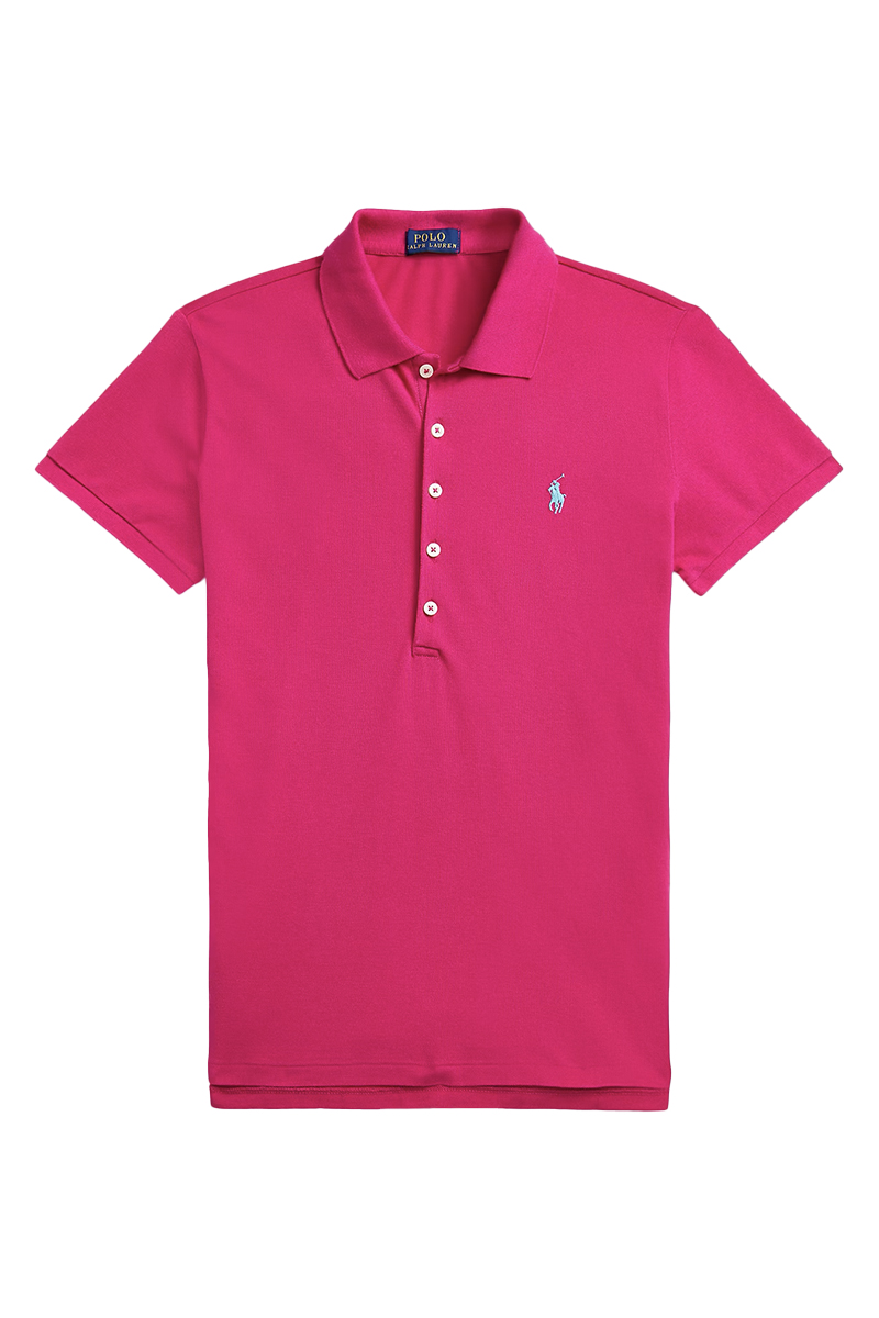Dames polo rose