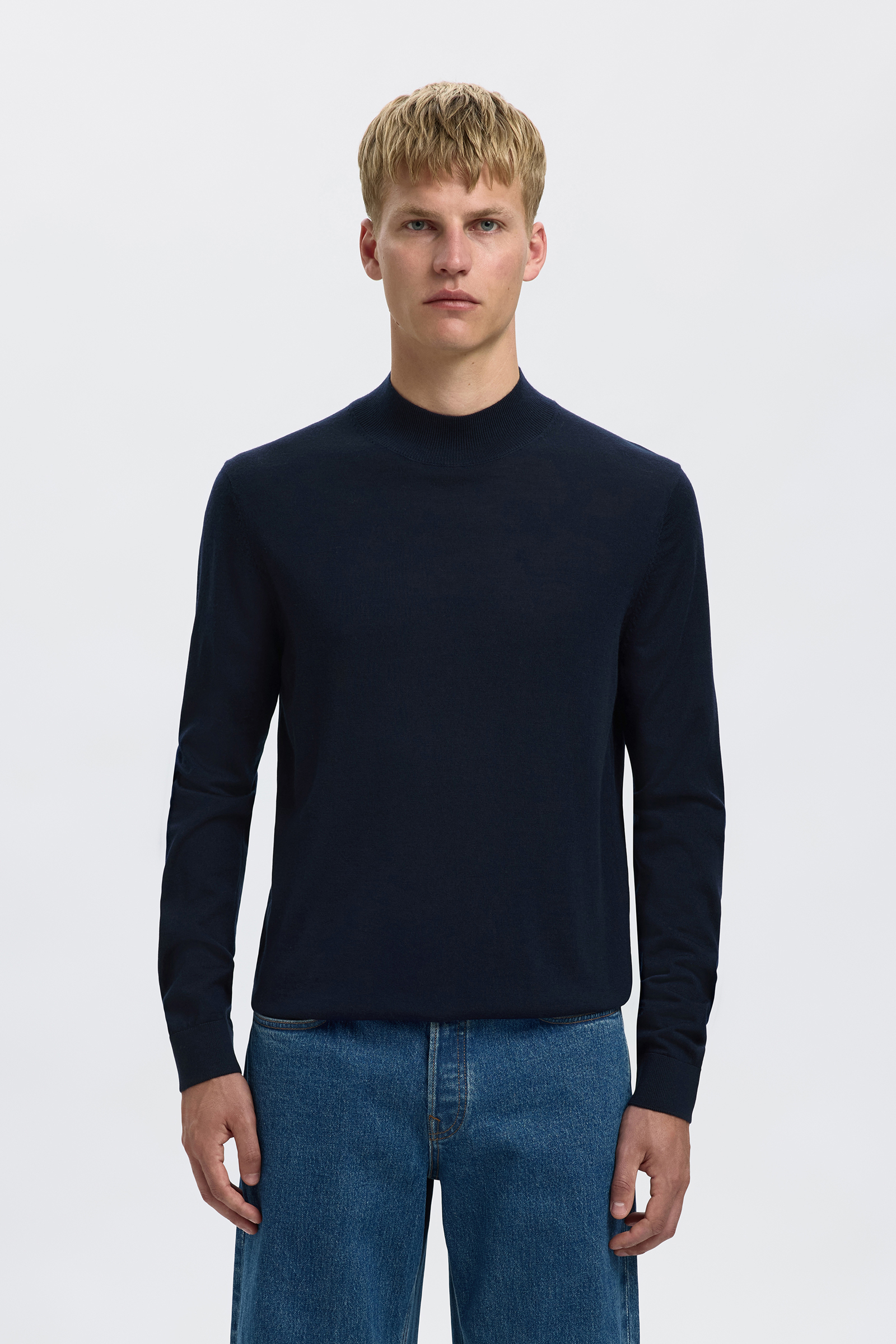 Heren trui blauw