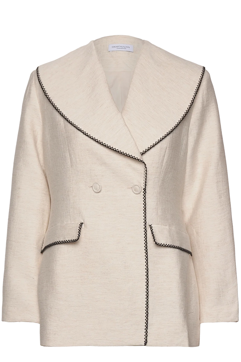 Hofmann Copenhagen Dames blazer Ecru-1 1