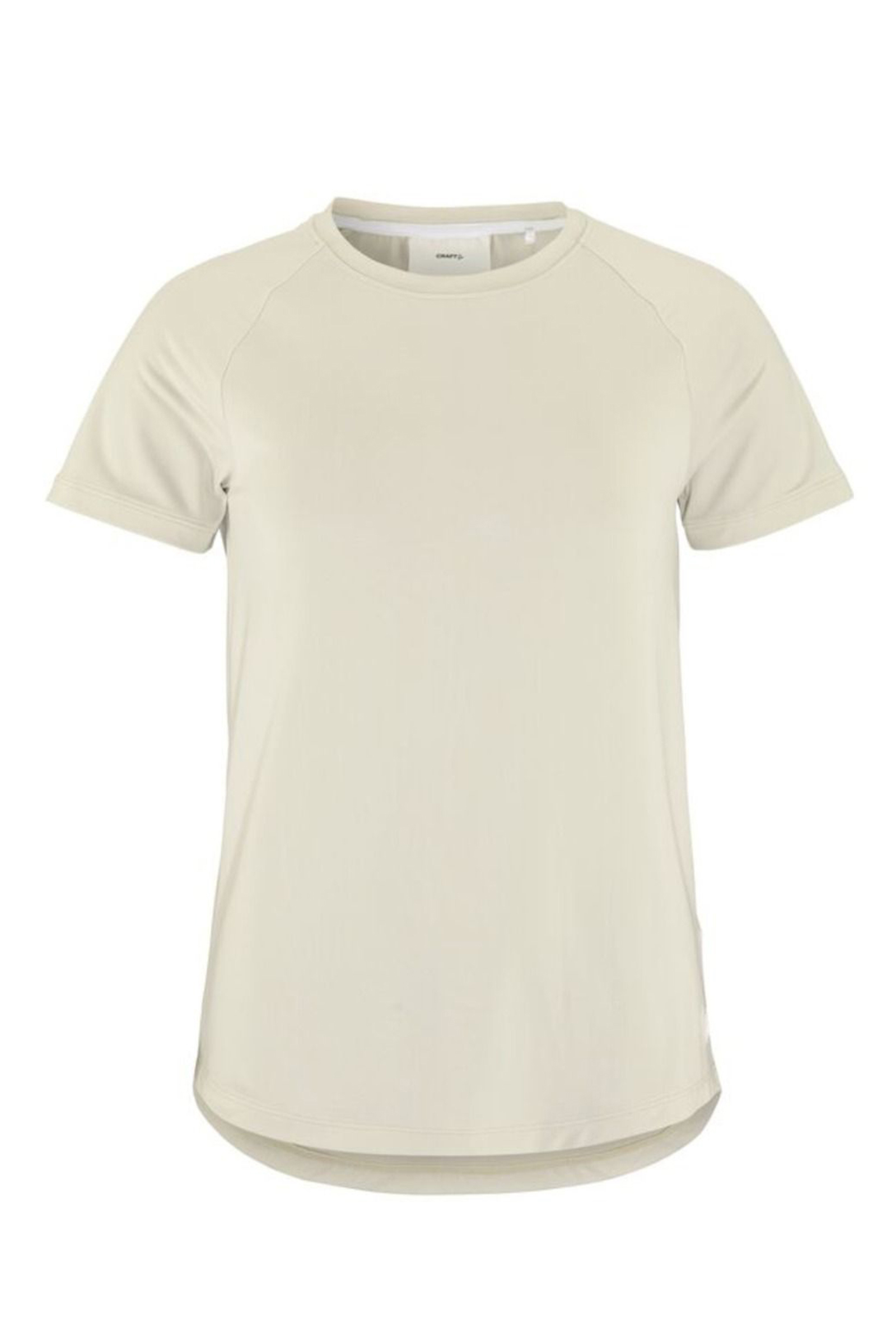 Running dames t-shirt km ecru