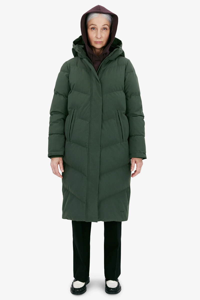 Dames jas groen