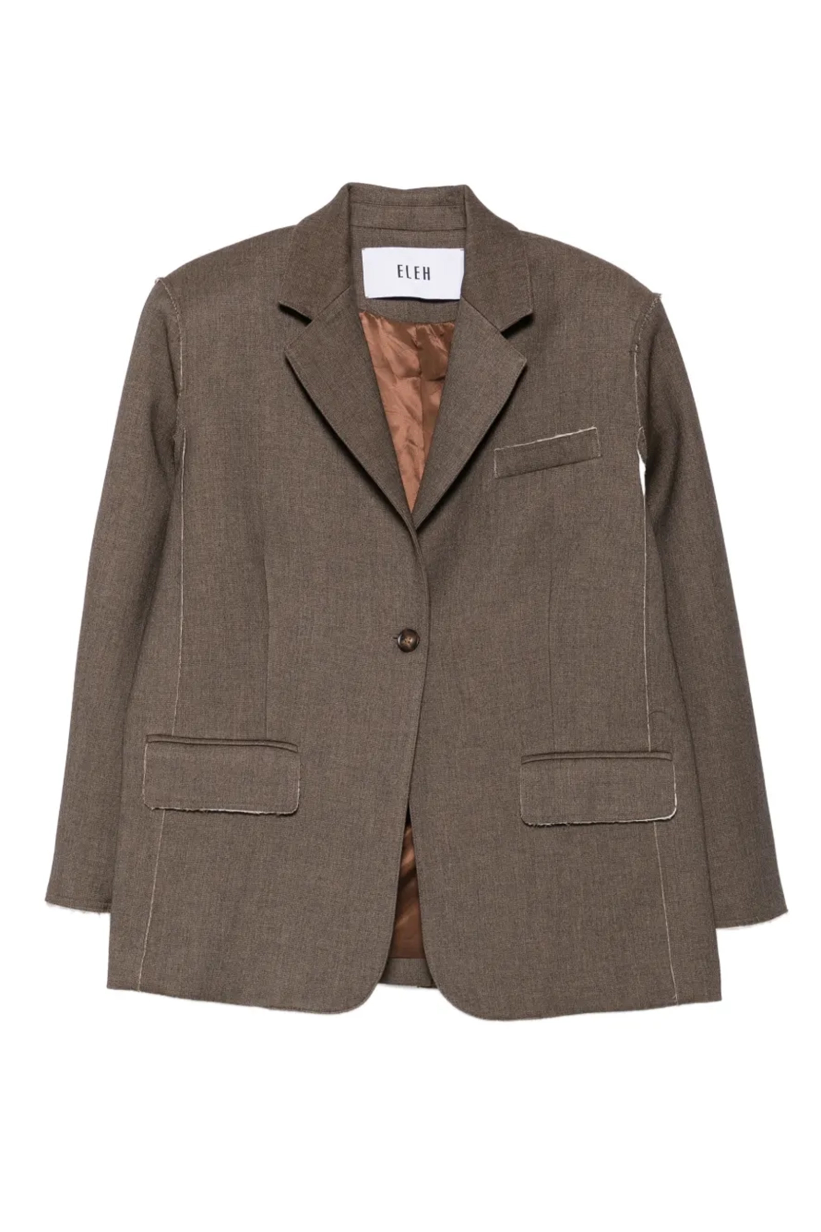 Dames blazer bruin