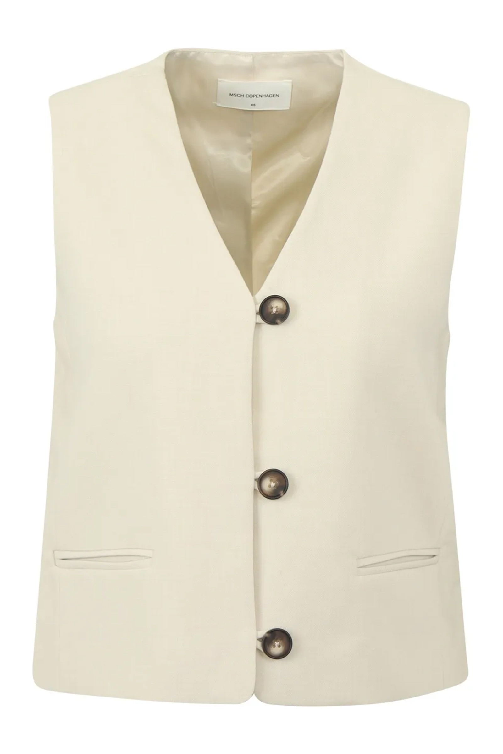 Dames gilet bruin