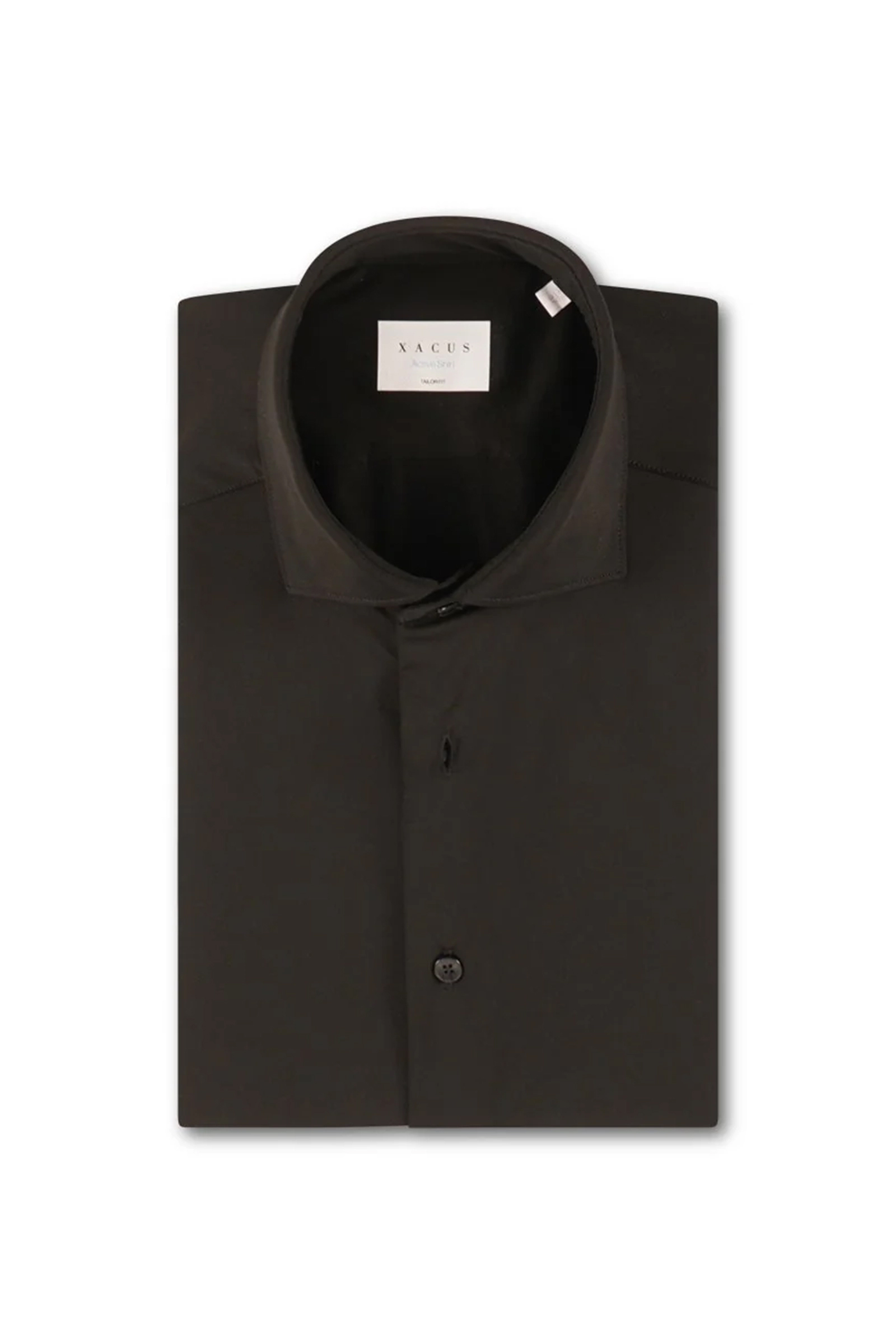 Dames blouse lange mouw zwart