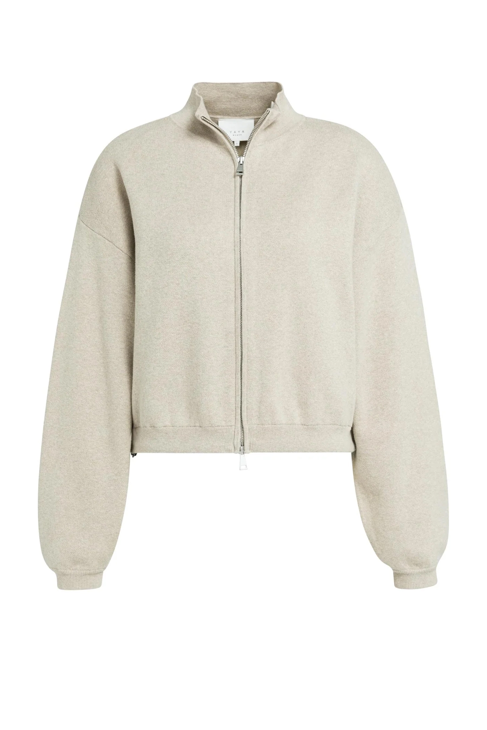 Dames vest grijs