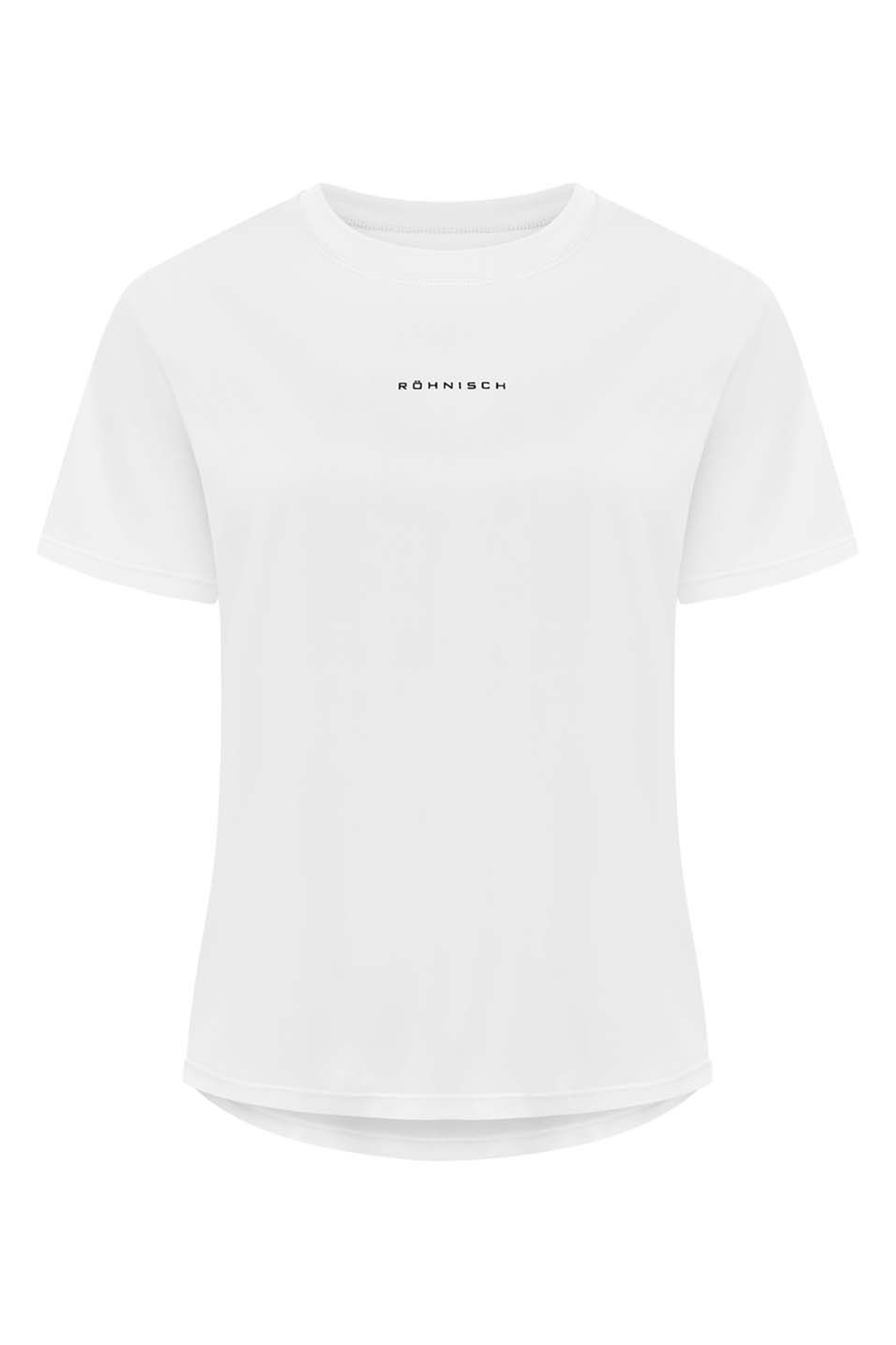 Fitness dames t-shirt km wit