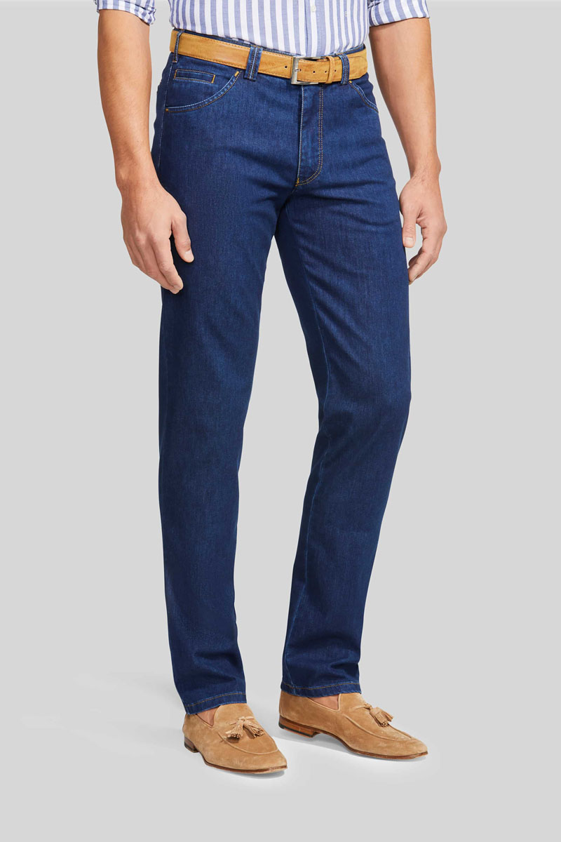 Heren jeans blauw