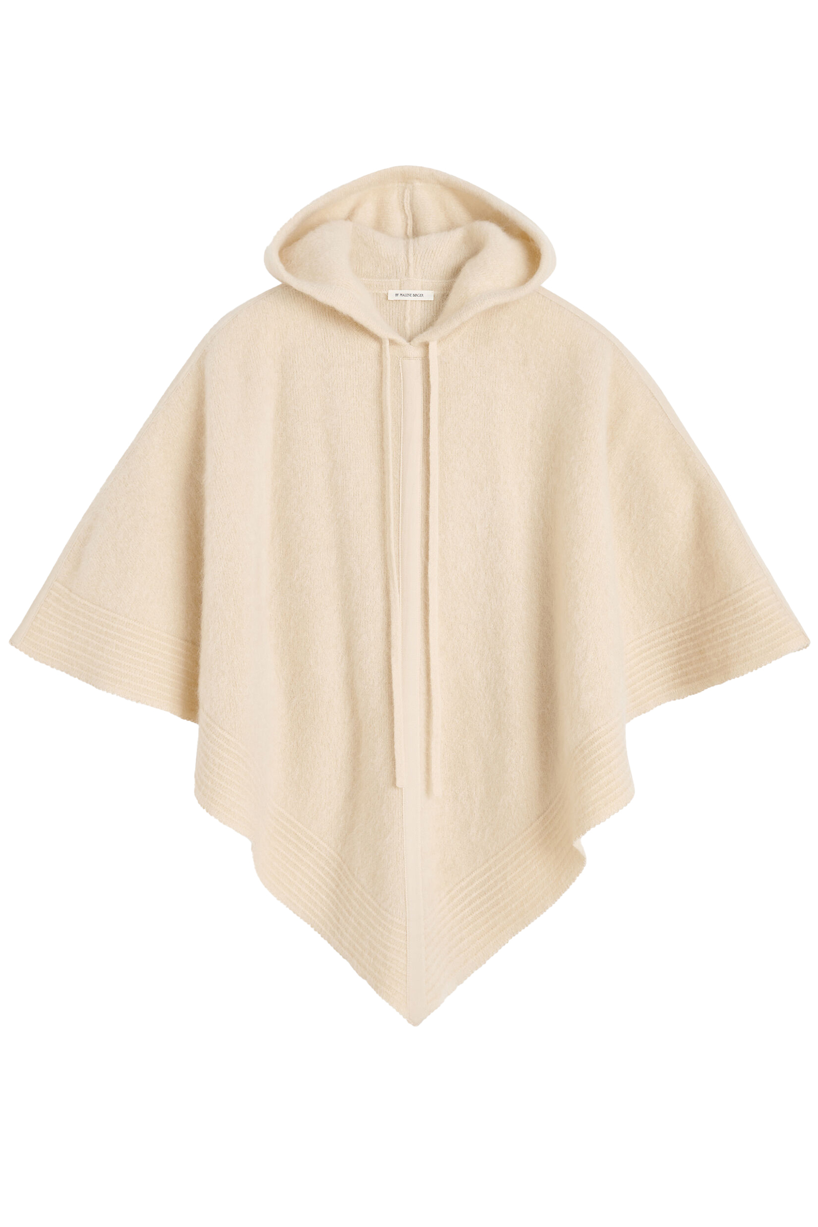 Dames poncho/cape ecru