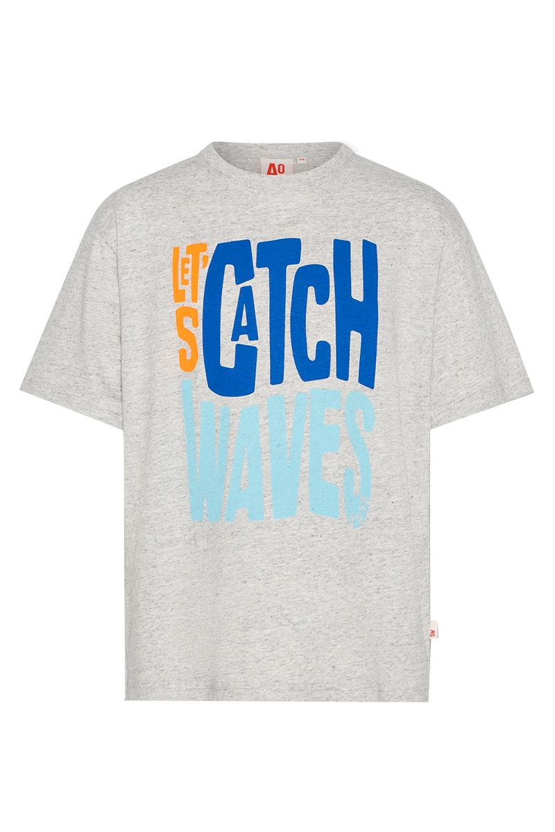 Jongens t-shirt korte mouw grijs
