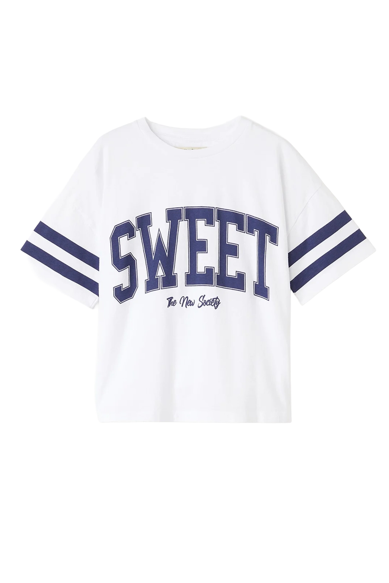 Meisjes t-shirt korte mouw wit