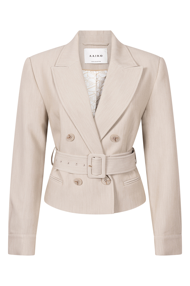 Dames blazer bruin