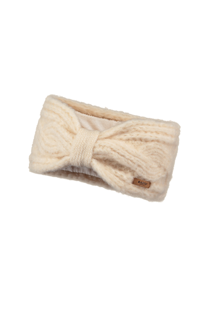 Wintersport haarband senior ecru