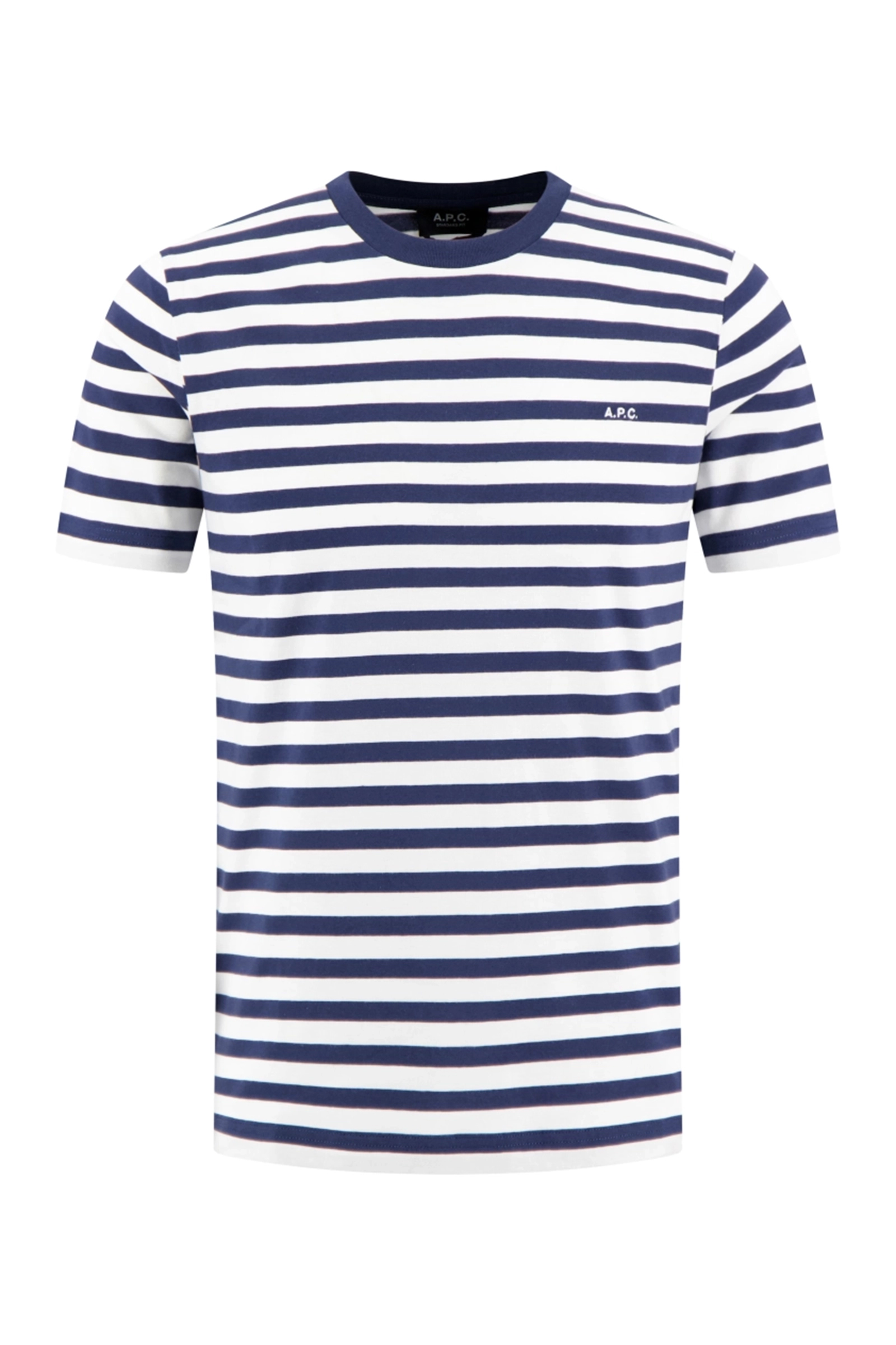 Heren t-shirt kortemouw blauw