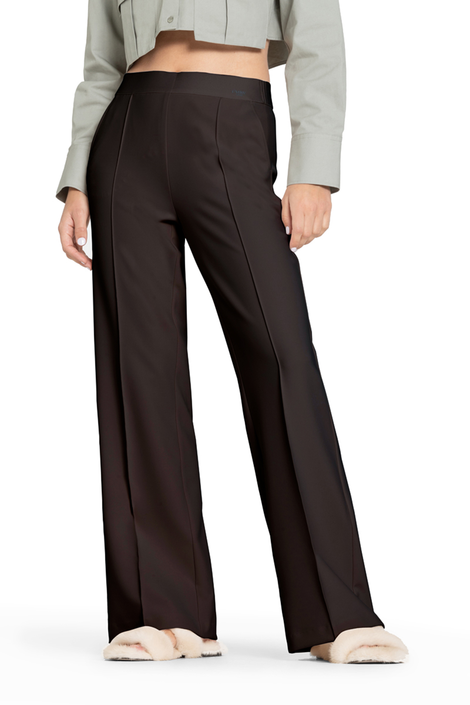 Dames broek bruin