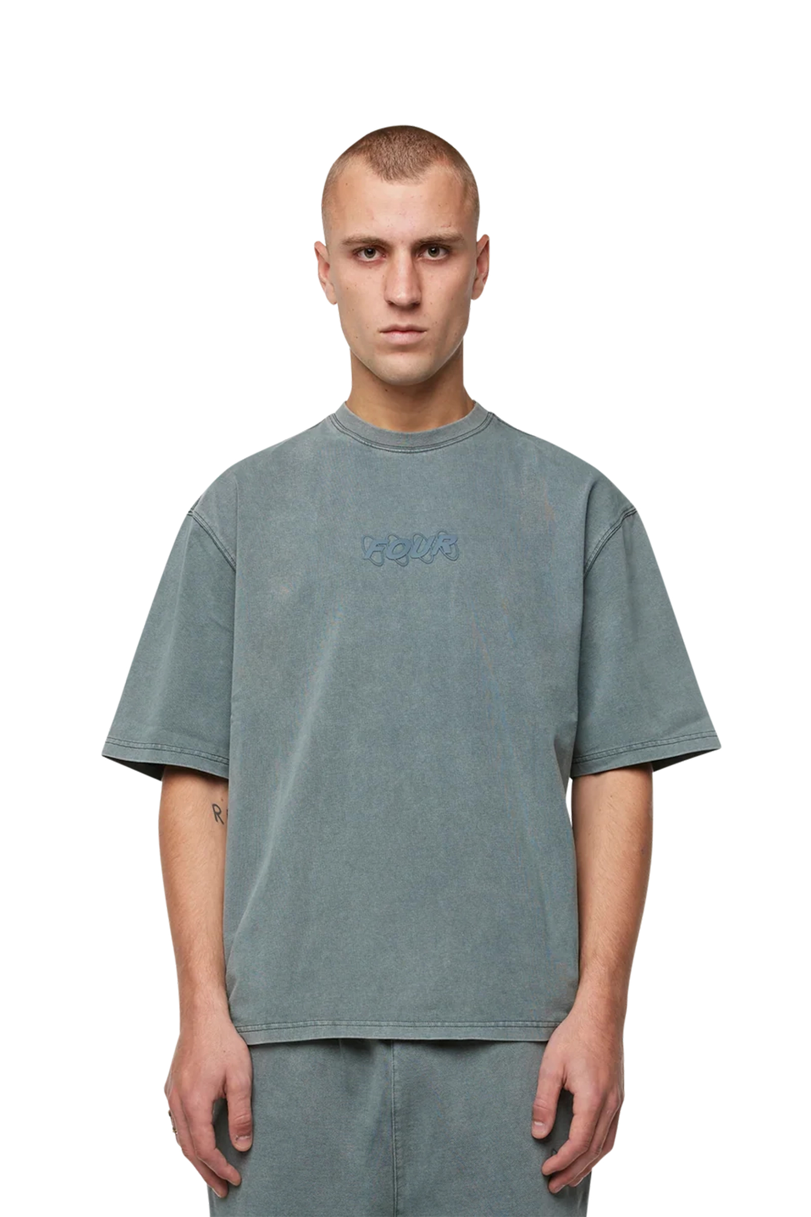 Heren t-shirt kortemouw groen