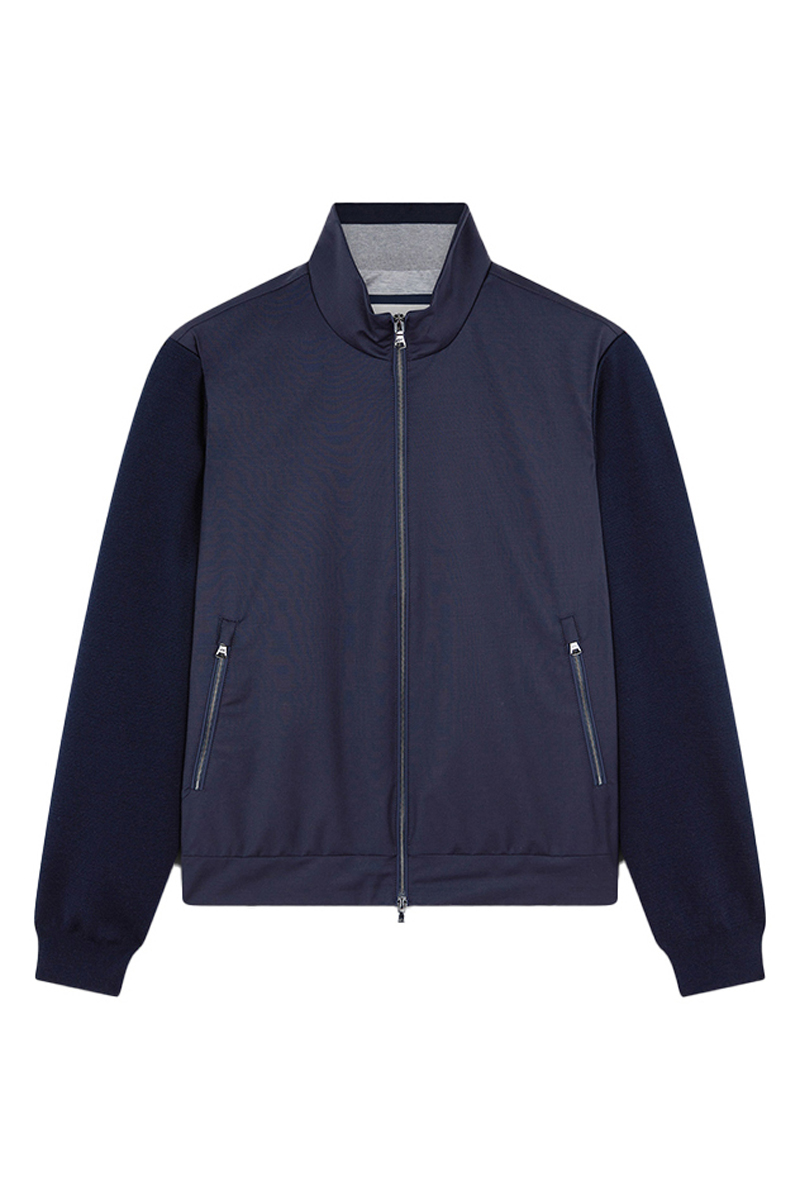 Heren vest blauw