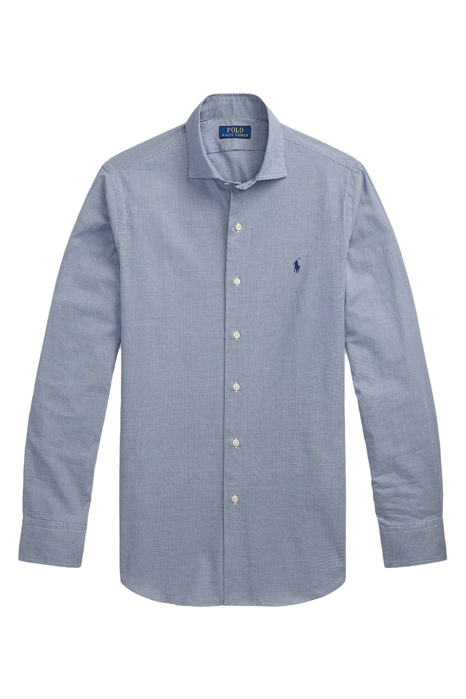 Heren overhemd lm casual blauw