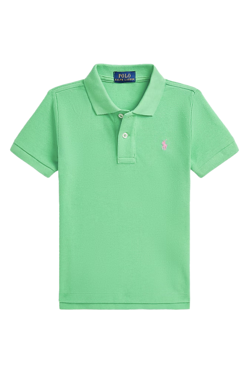 Jongens polo korte mouw groen