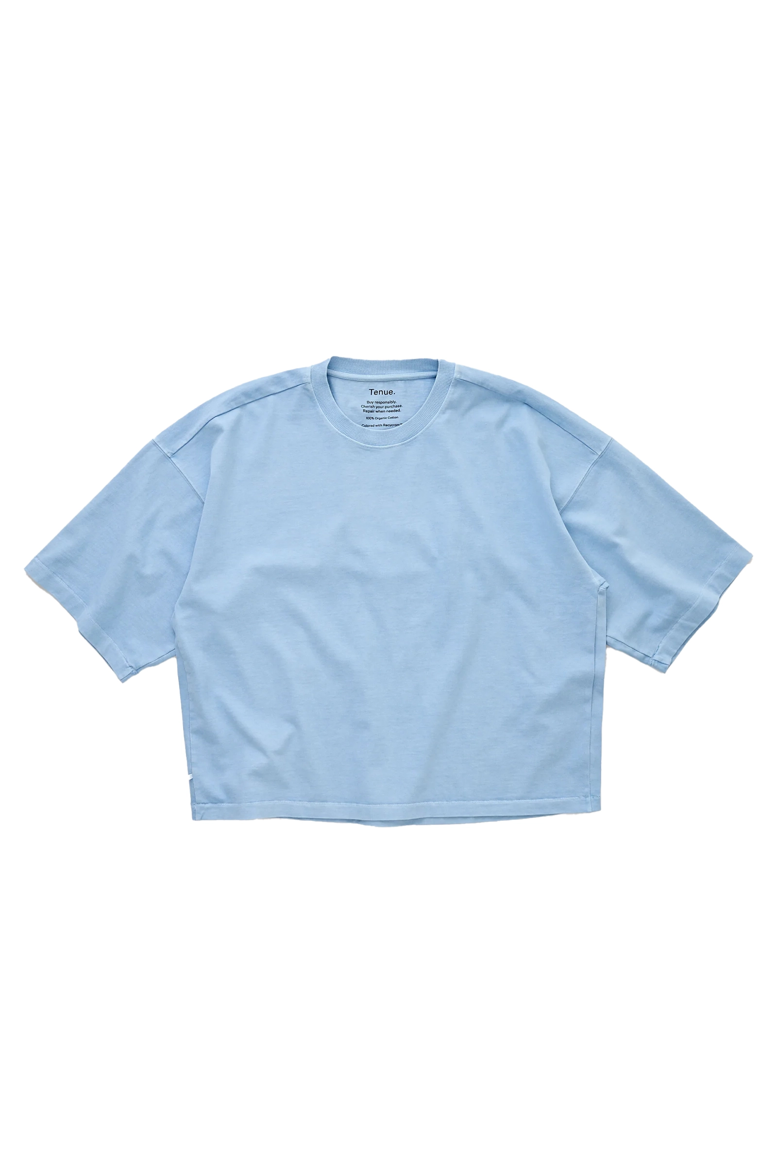 Heren t-shirt kortemouw blauw