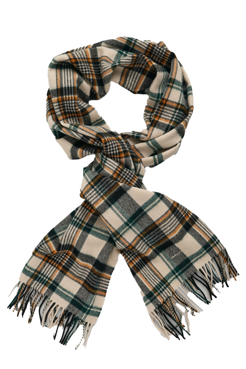 Gant CHECK WOVEN SCARF bruin/beige-1 1