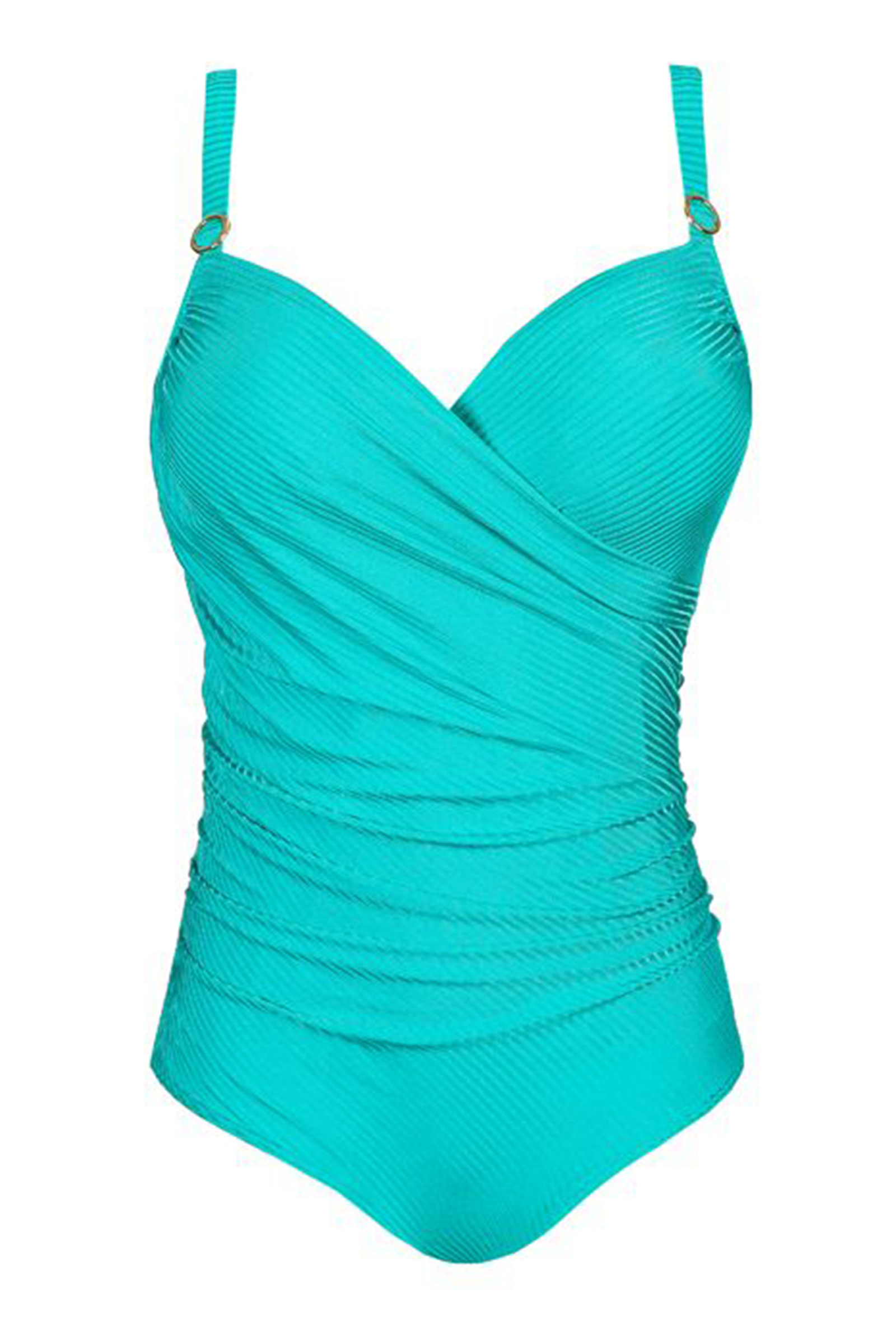 Bad/beach dames badpak modecup blauw