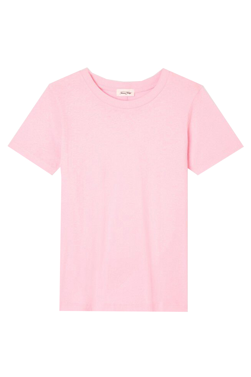 Dames t-shirt korte mouw rose
